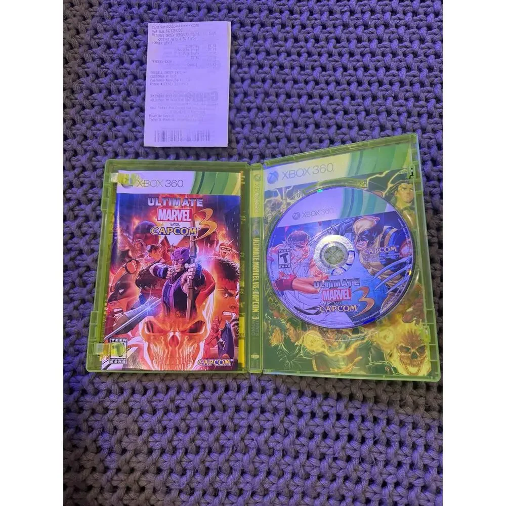 Ultimate Marvel vs. Capcom 3 (Microsoft Xbox 360, 2011) CIB
